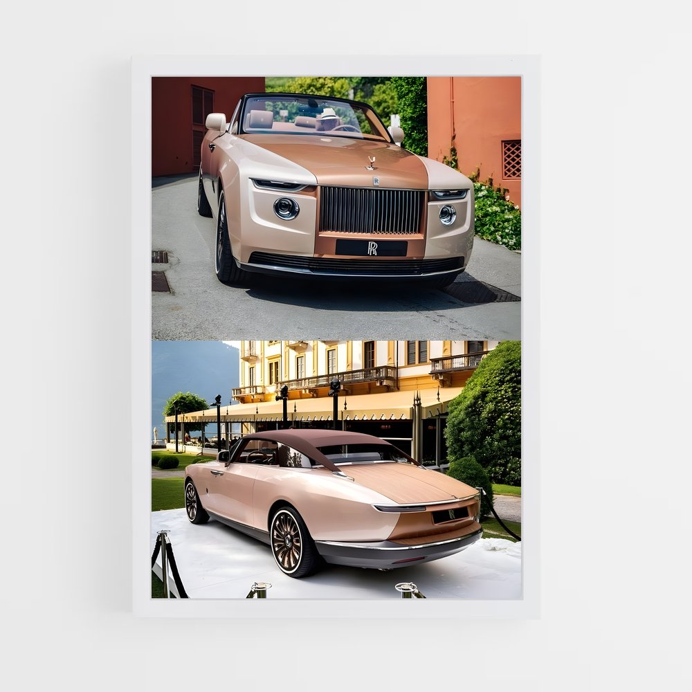 Poster Pink Dream Roadster – affiche Rolls-Royce (vue 3)